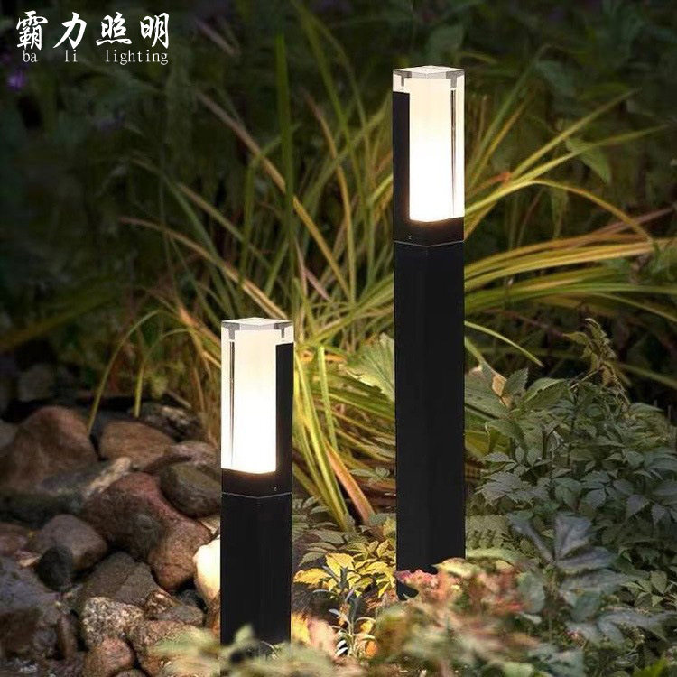 户外防水led庭院感应草坪灯花园别墅装饰灯园林亮化插地景观灯