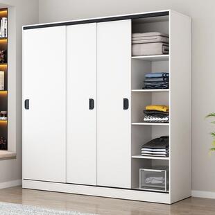 衣柜家用卧室衣橱现代简约收纳柜出租屋经济性实木质收纳柜大衣柜