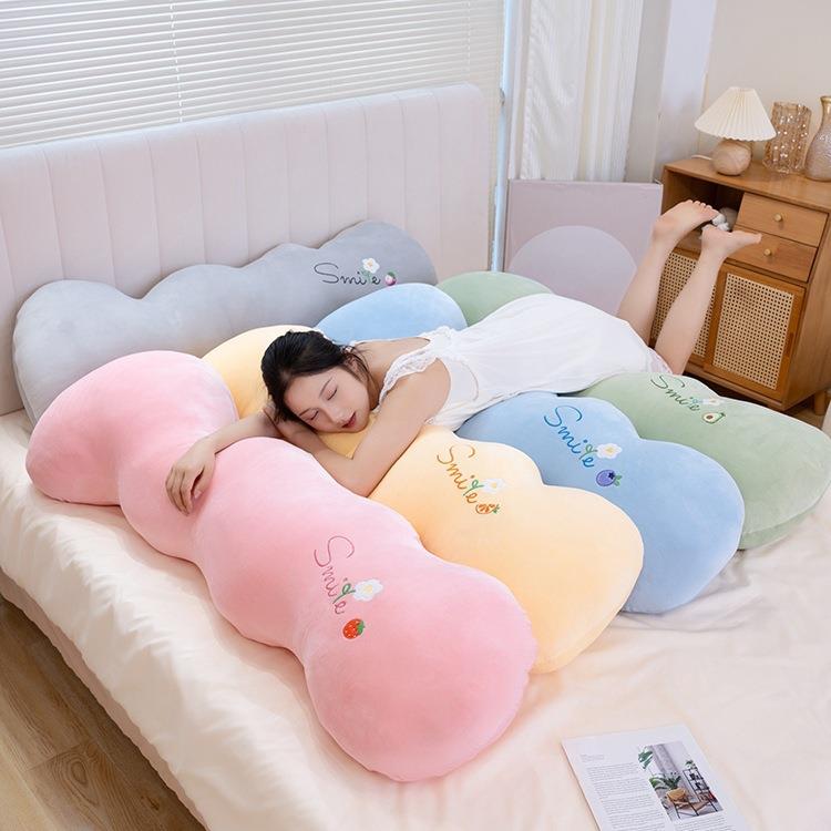 云朵长条抱枕女生睡觉夹腿侧睡床上成人大人儿童抱玩偶可拆洗通用
