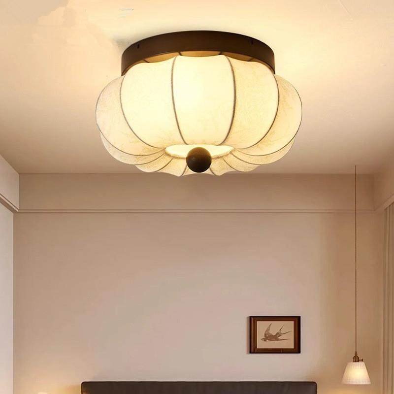 中古风卧室吸顶灯法式复古主卧房间灯创意个性设计师款餐厅吸顶灯