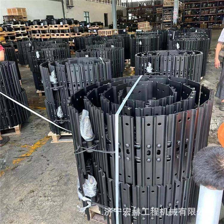 挖掘机链条SK200-8SK200-5履带板总成支重轮引导轮护链架
