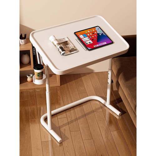 升降电脑桌折叠书桌床边桌可移动万向轮卧室桌子办公沙发边几角几