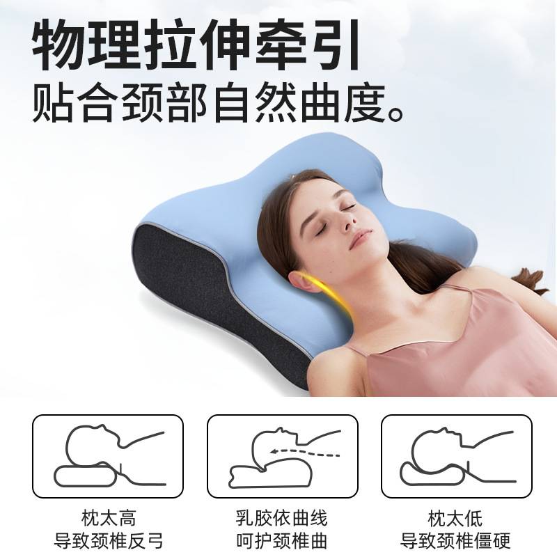 跨境便携式旅行头枕舒适透气汽车飞机护颈枕头慢回弹零压记忆棉枕