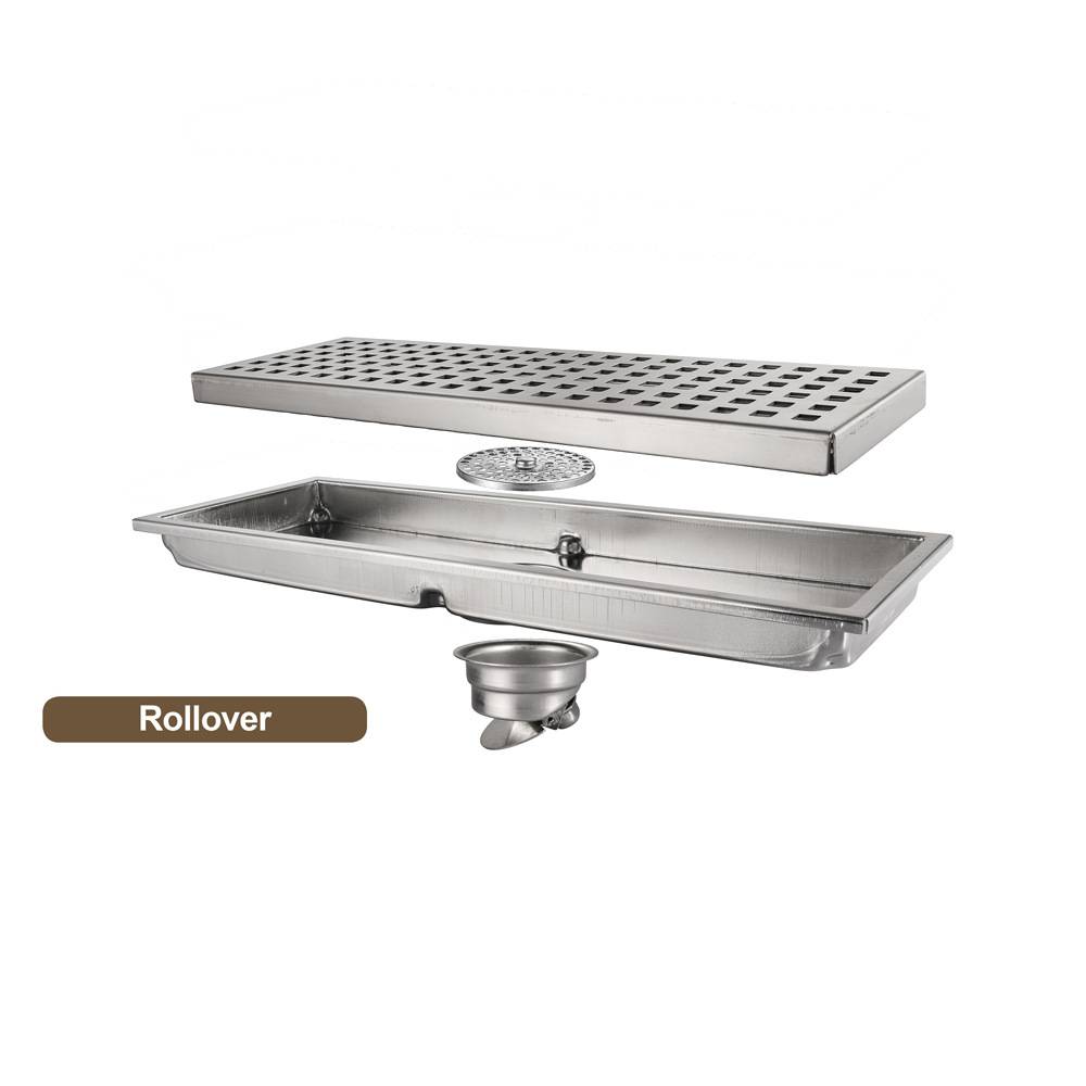 不锈钢地漏304浴室防臭地漏防虫防返水长地漏厂家直销HIDL120