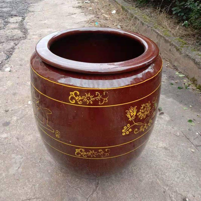 发酵缸水缸米缸酒坛醋坛醋缸泡菜缸腌菜缸50斤100斤赵之郑