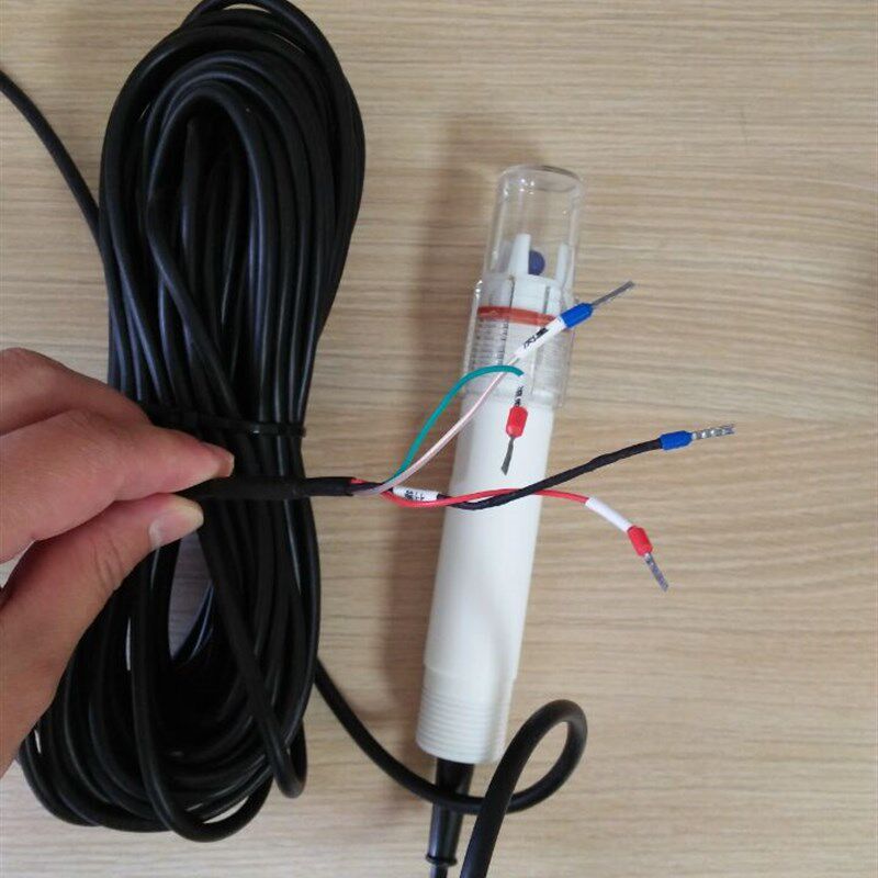 四氟高温PH复合电极 在线PH电极 工业PH复合电极 10K 插针接头