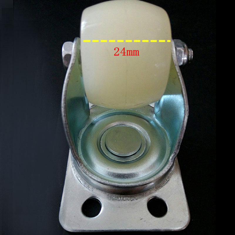 1.5寸加厚型万向尼龙轮脚轮书柜轱辘音箱花盆小轮子茶几滑轮桌