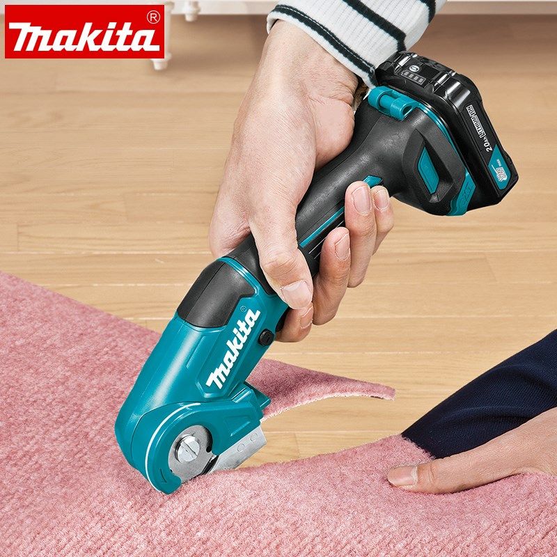 正品牧田Makita锂电充电式多功能电剪刀皮革地毯切割裁剪机CP100