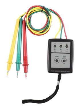 三相交流电相位仪SP8030/SM852B仪相序仪表电流检测便携式相序表