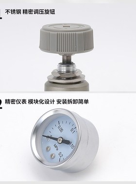 代替亚德客高精密调压阀气动减压阀GPR20006 30008 4001015/L/H/M