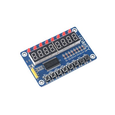 TM1638按键数码管 LED显示模块 8位数码管/LED/按键