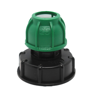 IBC吨桶PE管转换接头S60粗丝塑料接头花园管接头PE水管接头20