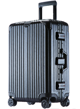 牧都铝框拉杆箱万向轮30寸加厚行李箱男女24pc26超大旅行箱32寸28