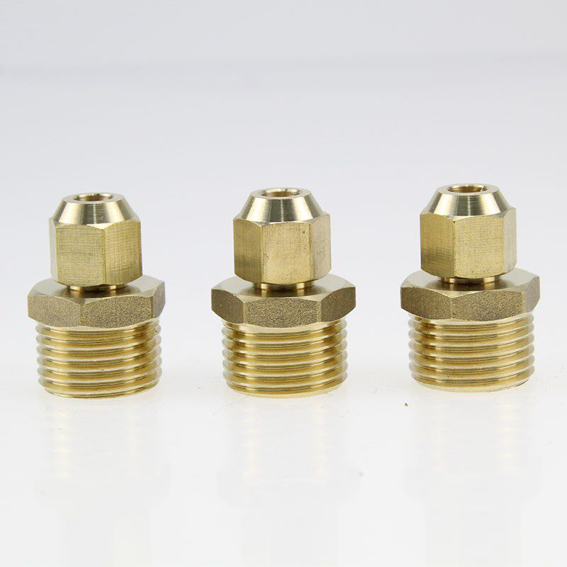 外丝扩口直接铜管扩/喇叭口1/2/3/4分 扩6/8/0/12/14/16mm管接头