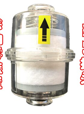 2XZ 2X真空泵用除油雾装置 油分离排气过滤KF25 KF40接口0.1微米