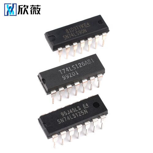 SN74HC107 125 126 132 244 574N集成电路IC芯片74HC直插DIP14/20