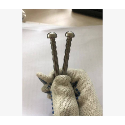 不锈钢304 ANSI/ASME B18.6.3P  美制一字圆头螺钉  1/4-20*2