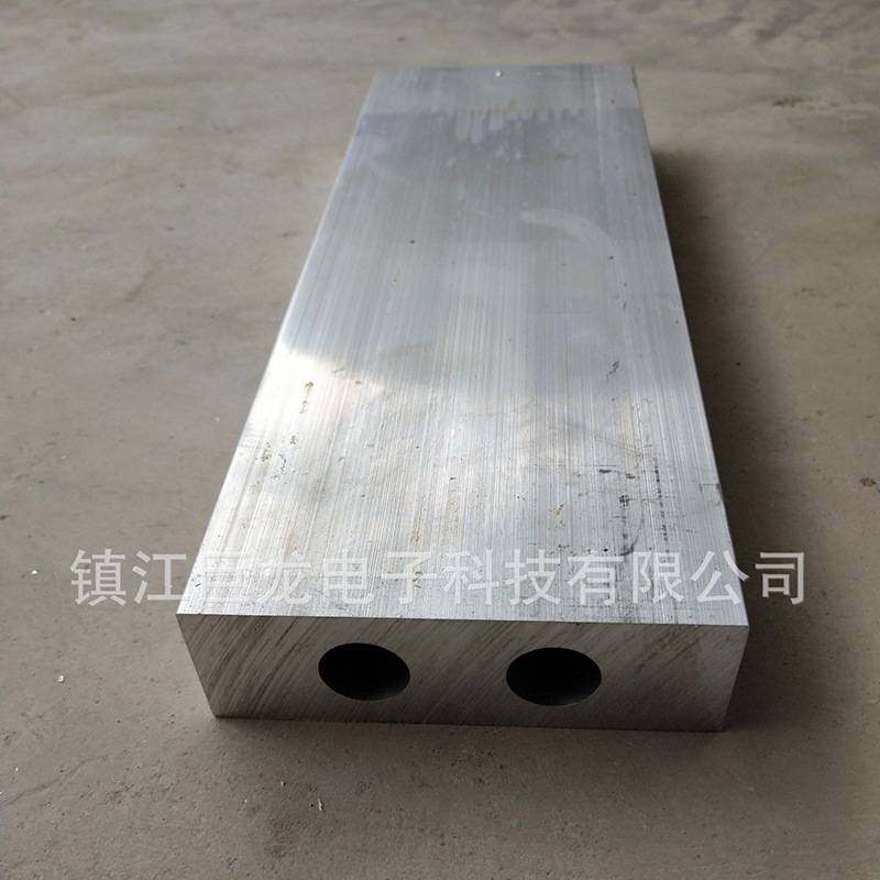 水冷板散热器120*25*450mm散热板带水槽铝板散热器电子水冷散热片