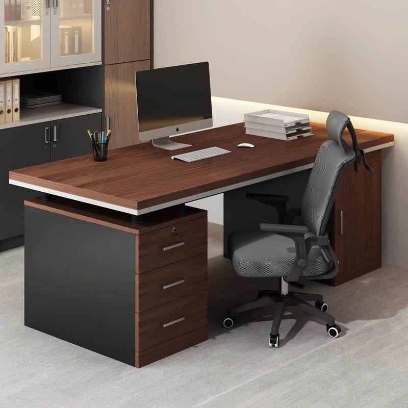 办公室老板桌简约卡座现代台式办公桌双人桌职员电脑桌财务桌工位