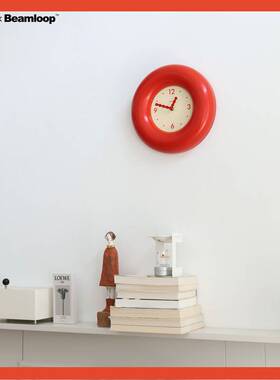 ?啵乔botro静音钟表挂钟客厅2023新款简约现代家用桌面时钟挂墙