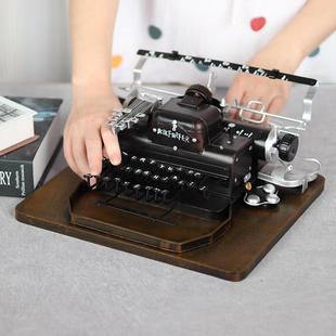 仿真老式打字机模型酒吧铺怀旧老物件书店复古装饰品创意摄影道具