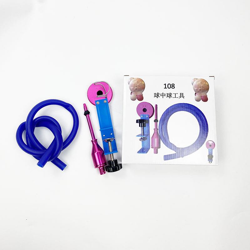 结带新扩球KQQ-652器打器6寸乳胶气球扩球器球中球充气充工具气球