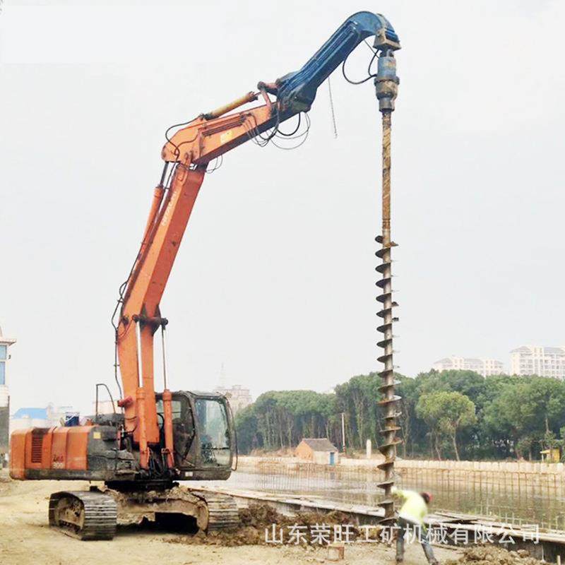 挖改螺旋钻机挖机用螺旋钻杆挖改加长螺旋钻机地基打桩机钻孔,基础建材,脚轮/万向轮,淘宝优惠券,粉丝福利购,淘宝优惠卷