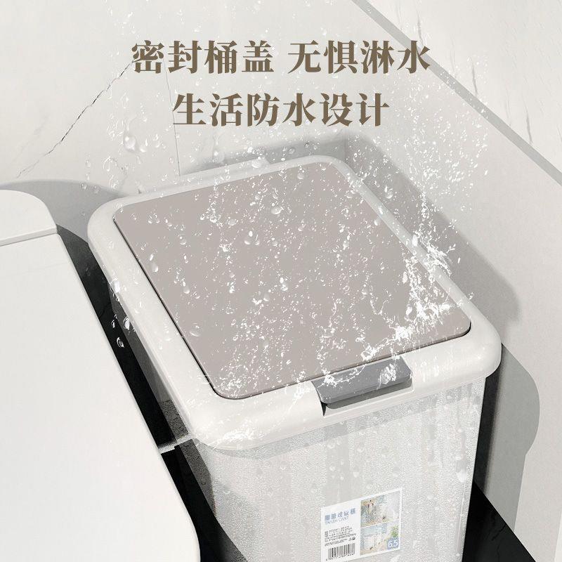 垃桶家用新款卫生间盖圾大容脚踩量厨房客上海奔鹏厅带厕所脚踏式