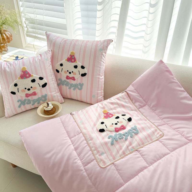 新款抱枕被子两用汽车载用折叠靠枕办公室午睡枕头毯子二合一