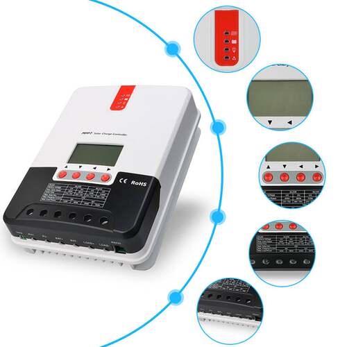 SRNE 12v /24v mppt solar charger controller 30A ML2430