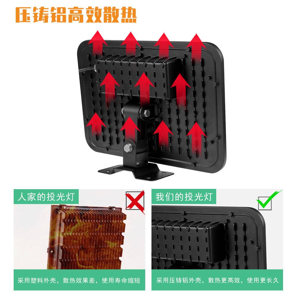谦润照明UV泛光灯60W紫光投光灯30W舞台led氛围KTV荧光效果灯派对