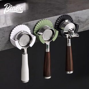 Bincoo咖啡手柄收纳架免打孔置放架子咖啡机器具无底手柄收纳置物
