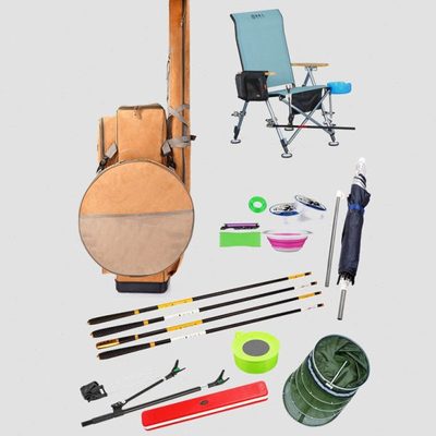 硬壳欧式钓椅包钢丝定型渔具包手提双肩背包躺椅包
