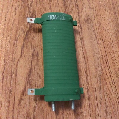 线切割高频电阻 100W10欧 无感 6.5元/个 椭圆扁管电阻
