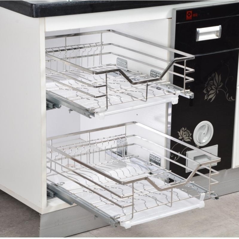 加深47橱柜厨房碗碟拉篮304不锈钢抽屉碗架小拉篮400柜体450阻尼,农机/农具/农膜,灌溉工具,淘宝优惠券,粉丝福利购,淘宝优惠卷