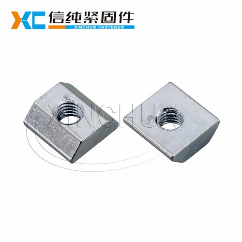 欧标2020/2040槽铝型材配件倒梯形预置滑动螺母块F系列M4/M5/M6