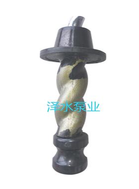 泽水QGD系列螺杆泵配件 YQGD不锈钢大流量抽水泵耐磨橡胶螺杆全套