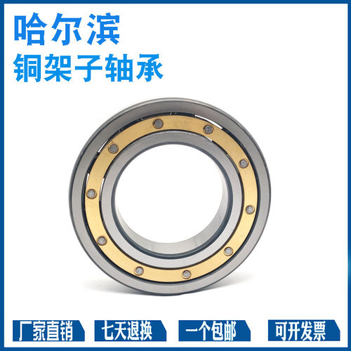 哈尔滨深沟球铜保持器轴承6409M 6410M 6411M 6412M 6413M 6414M