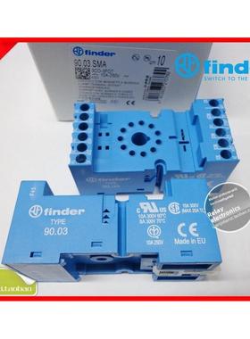 全新原装finder/芬德TYPE 90.03 (60.13系列)11脚继电器底座