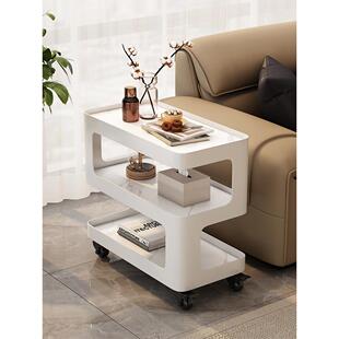 可移动边几边柜沙发边置物架小桌子客厅推拉茶几小推车边桌牀边桌