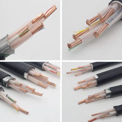5芯4+1动力电力电缆铜芯YJV22三相五线16 25 35平方低压架空地埋3