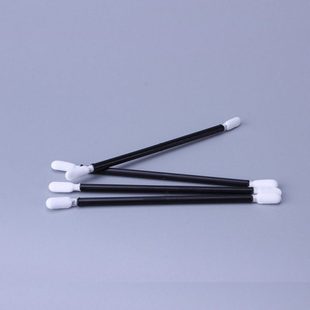 总长92MM 无尘布双头棉签2814A 无尘净化黑杆棉签 光学镜头擦拭棒