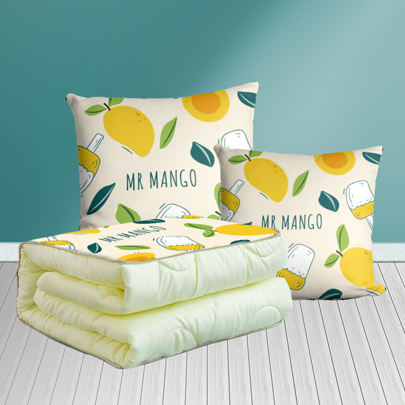 抱枕被子两用毯子二合一折叠沙发靠枕办公K室午睡小枕头汽车载春