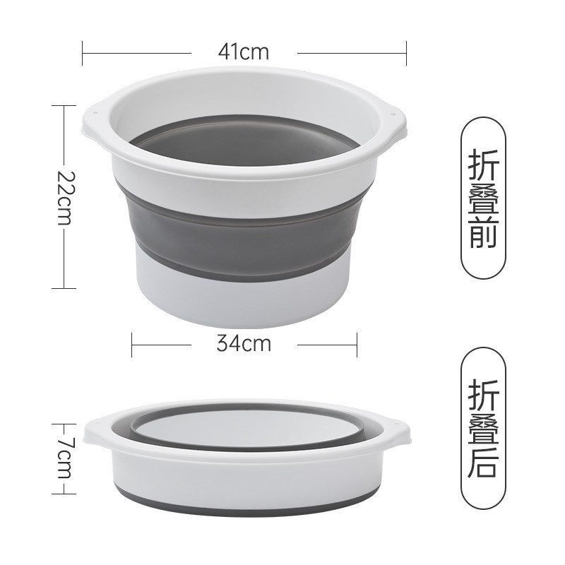 热卖折叠泡脚家用过小腿高深桶旅桶便携式洗脚盆按U摩可折叠足浴