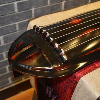 古琴蕉叶式专业级生漆古琴高级演奏蕉叶式古琴名师精斫送全套配件