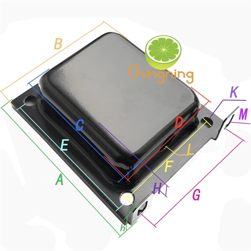 黑色一体边罩 变压器 EI66 76 86 96 114 133 竖立装牛壳 侧罩盖