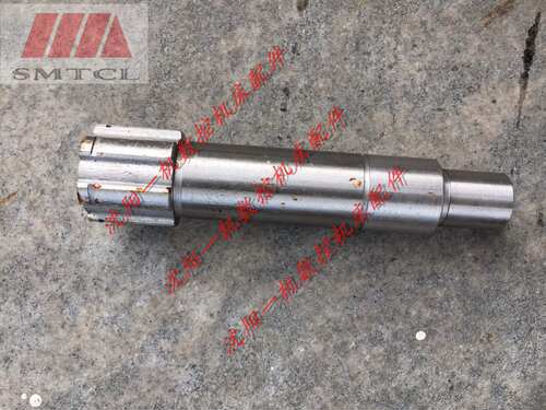 中捷镗床配件 TPX6111B TPX619B 原厂镗床花键轴 27371 L105.5