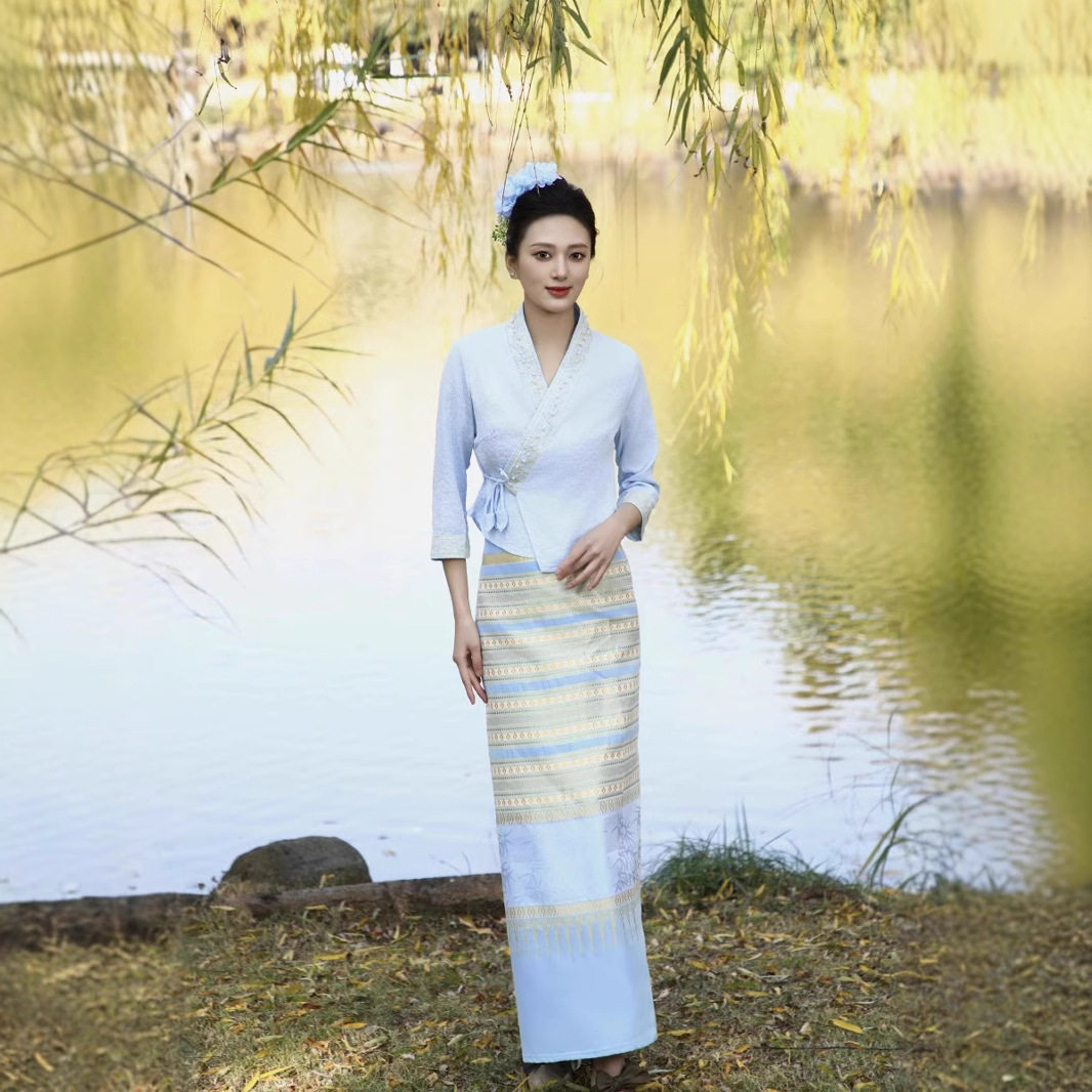 新中式泼水节傣装女套装