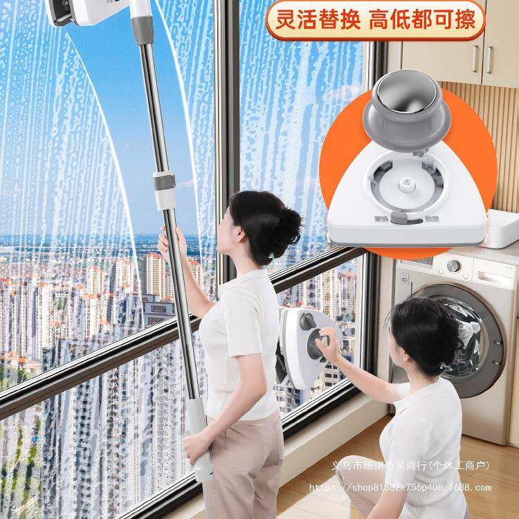 玻璃家高层窗用外875玻璃清洁双面擦洗刮擦保洁家政工具