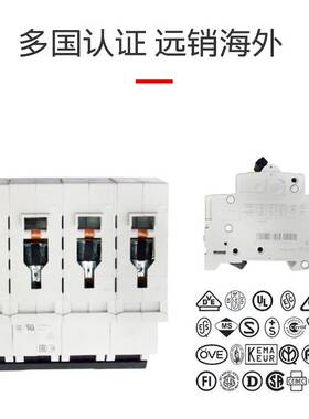 ABB微型断路器S202-C6 2p空气式微型断路器6A固定式微型断路器